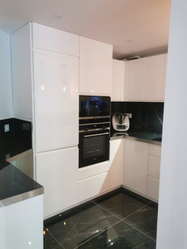 Cuisine-Blanche & Marbre - Ker Gafa