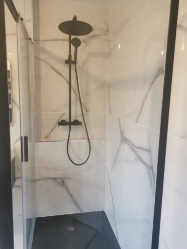 Salle de bain - Marbre - Douche - Ker Gafa